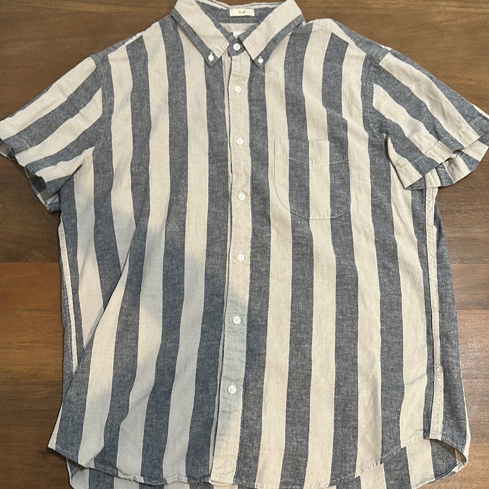 Men’s JCrew Slim fit striped shirt